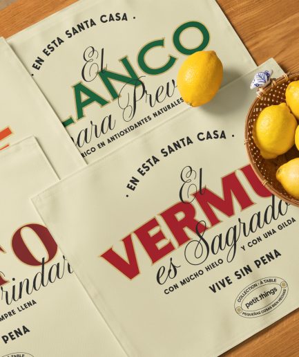 Placemat Set - Vermut, Tinto, Rosé & Blanco
