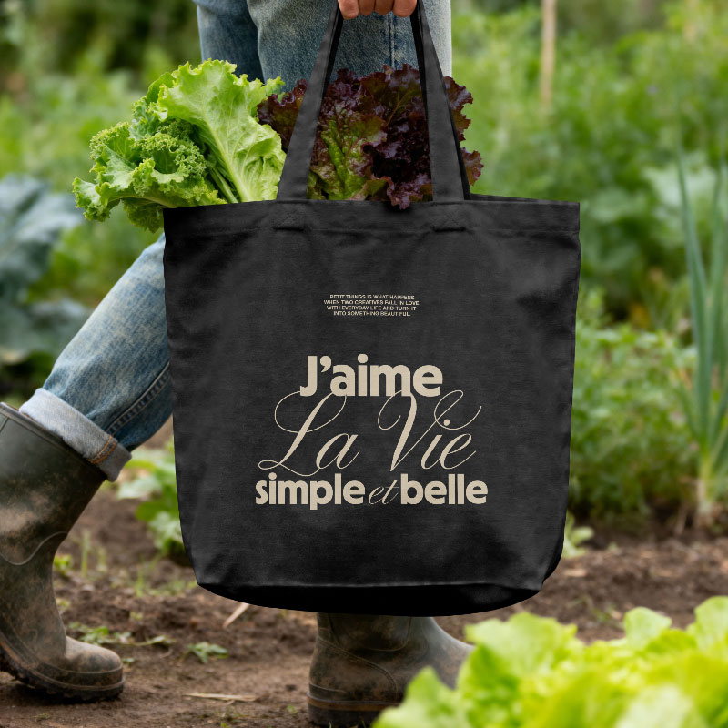 Eco Tote Bag - La Vie simple et belle