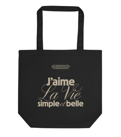 Eco Tote Bag – La Vie simple et belle