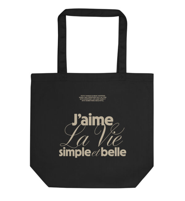 Eco Tote Bag – La Vie simple et belle